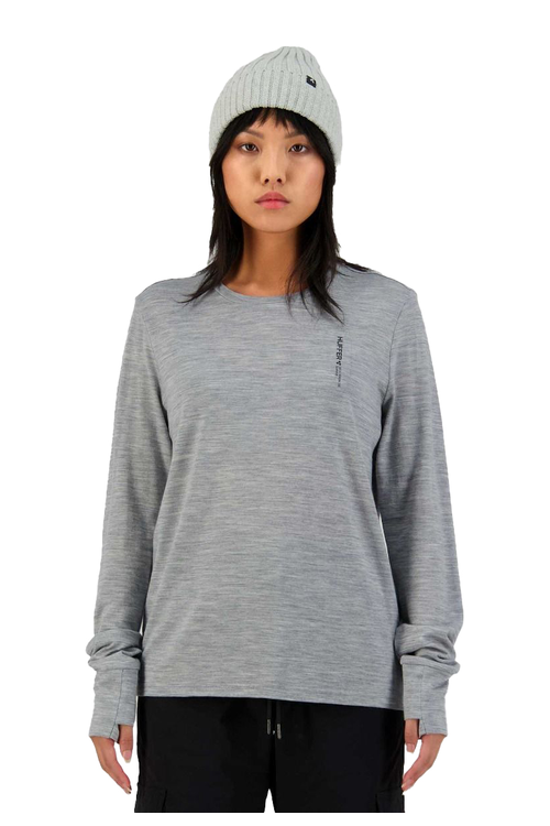 HUFFER MERINO LS LANEWAY TEE