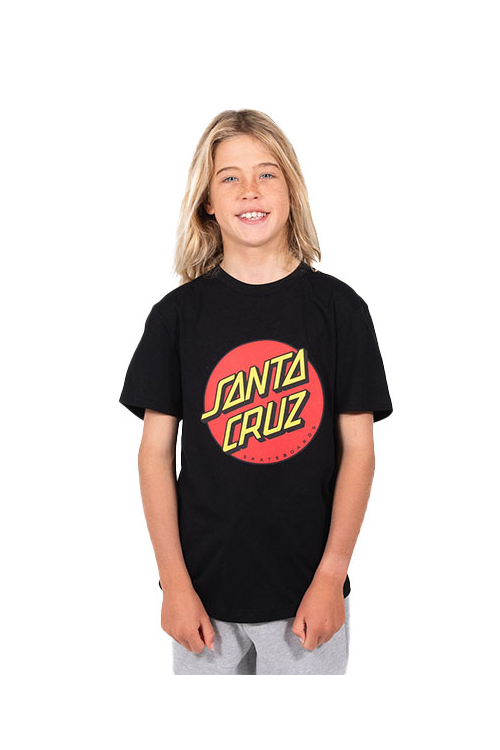 Santa Cruz Classic Dot Tee Youth Youth Boys Tees Soul Surf And Skate