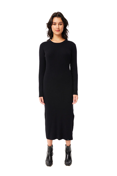 HUFFER MERINO LS RIB DRESS - Womens-Dresses : Soul Surf & Skate - Shop ...