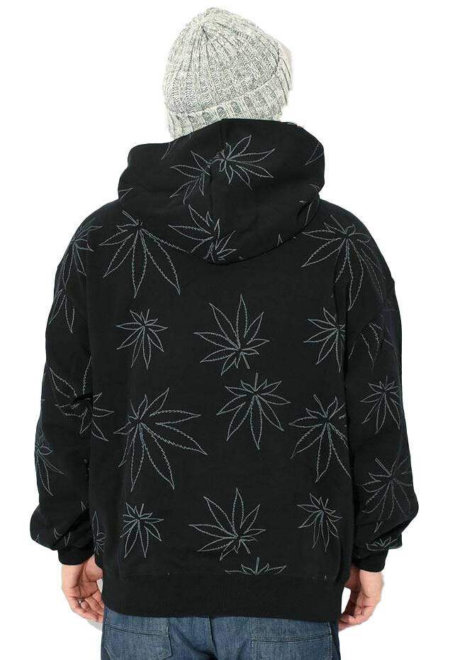 Huf deals weed hoodie