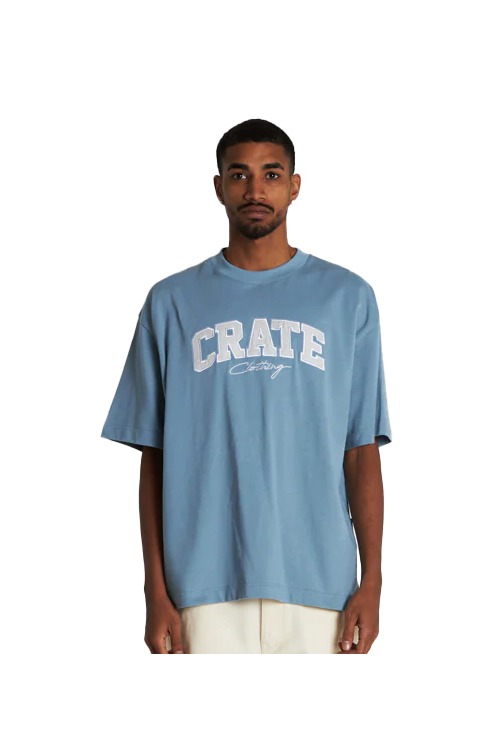 CRATE VARSITY BOX FIT TEE