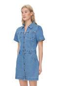 HUFFER DENIM RIDER MINI DRESS