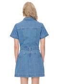 HUFFER DENIM RIDER MINI DRESS