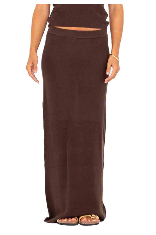 RUSTY OPHELIA KNIT MAXI SKIRT