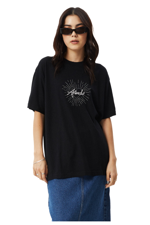 AFENDS PULSE HEMP OVERSIZED TEE