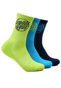 SANTA CRUZ VIVID DOT MONO CREW SOCK YOUTH