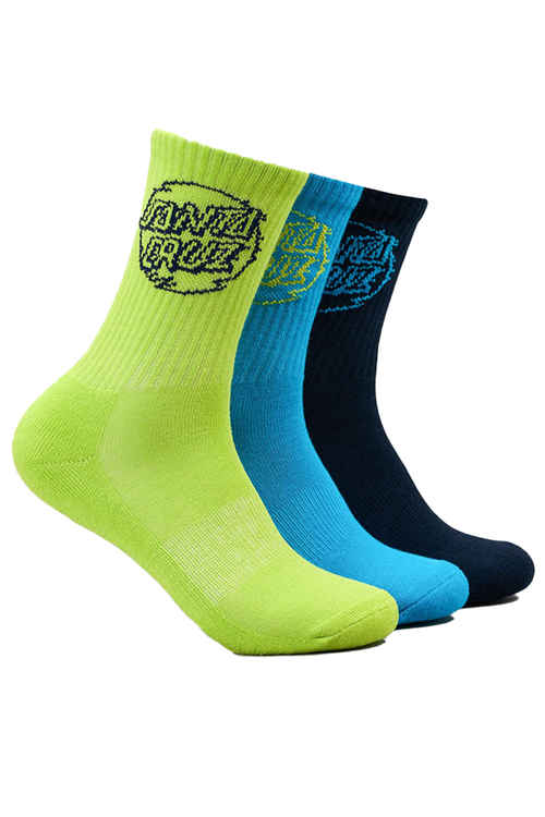 SANTA CRUZ VIVID DOT MONO CREW SOCK YOUTH