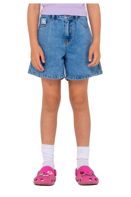 RUSTY CYPRUS HIGH DENIM SHORT YOUTH