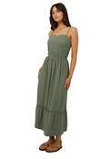 ALL ABOUT EVE LUXE LINEN MAXI DRESS