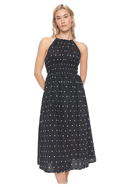 HUFFER BARDOT JEANNE MIDI DRESS