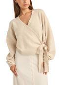 LEXIE WRAP FRONT KNIT