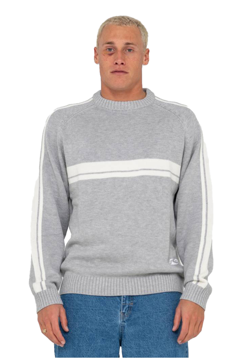 WHITE LINES KNIT SWEATER