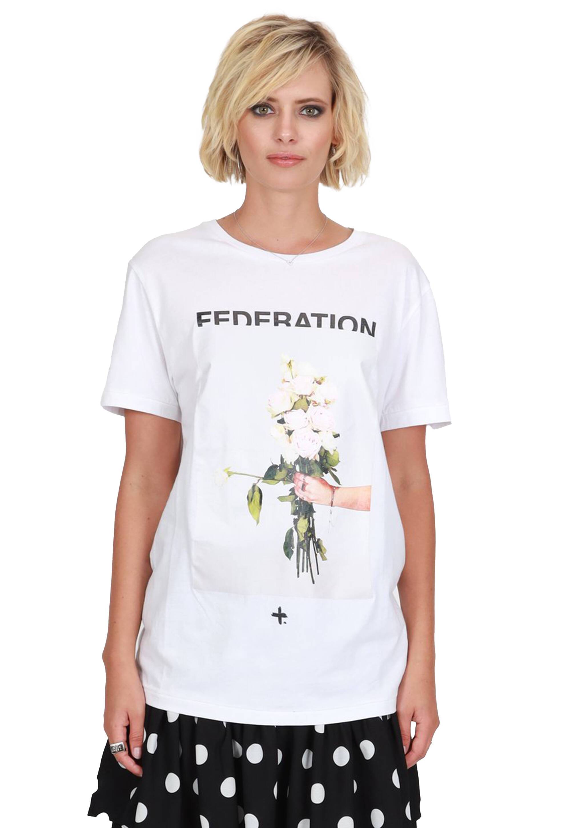 FEDERATION FRANKIE TEE ARRANGEMENT - Womens-Tees & TOPS : Soul Surf & Skate  - Shop Streetwear NZ - A23 FEDERATION