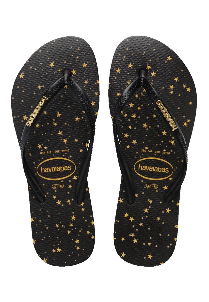 Slim logo metallic havaianas hot sale